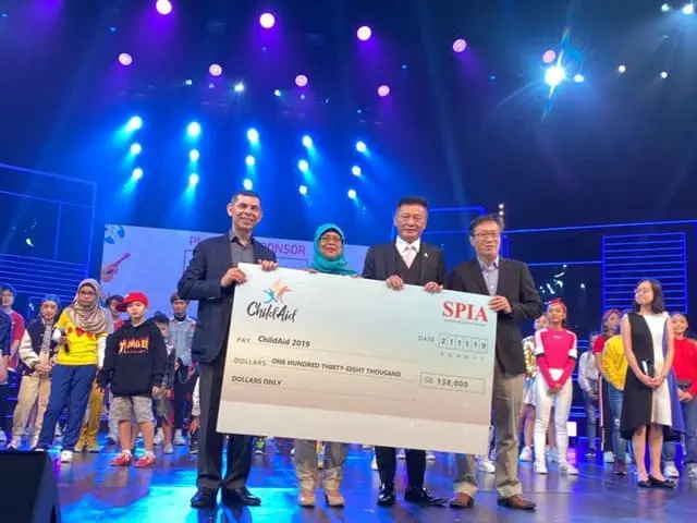 Donation to ST School Pocket Money Fund- Appreciation Presentation by President Halimah